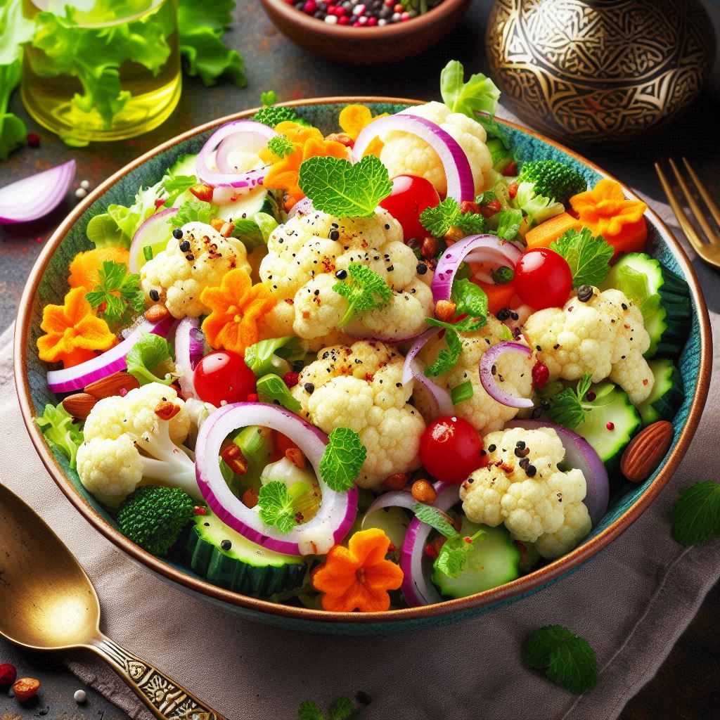 Salade de choux fleur marocaine